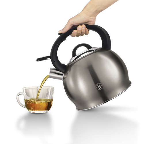 Berlinger Haus Stainless Steel  Whistling Kettle |  3L | Carbon, BH-1073