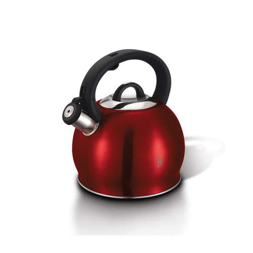 Berlinger Haus 3L Stainless Steel Whistling Kettle - Burgundy Metallic, BH-1074
