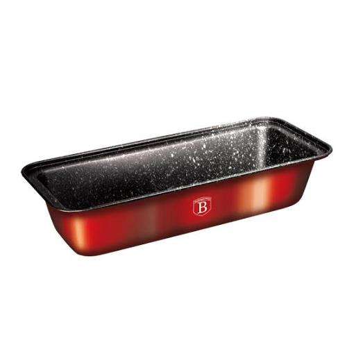 BERLINGER HAUS MARBLE COATING LOAF PAN - BURGUNDY METALLIC
