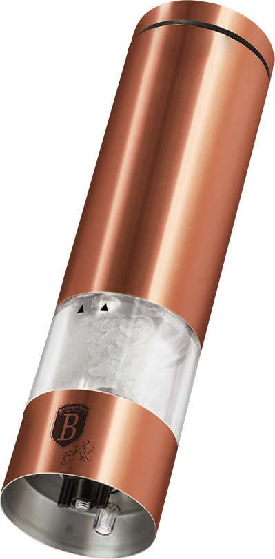 BERLINGER HAUS ELECTRIC PEPPER & SALT MILL - ROSE GOLD METALLIC