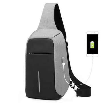 Anti-Theft Crossbody Bag with USB Charging Port