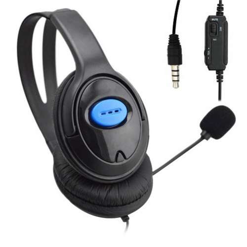 Wired Gaming Headset Headphones Headset for PS4 Playstation 4 & PC Computer