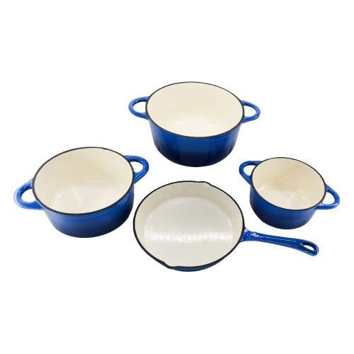 7 Piece Cast Iron Cookware Dish Set