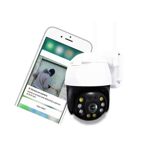 Q- S4 High Definition WIFI & Motion Detection Surveillance Camera & Intercom with Antenna