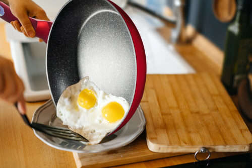 berlinger haus 20cm marble coating fry pan - burgundy metallic