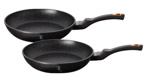 Berlinger Haus 2-Piece Marble Coating Frying pan Set - Black Rose