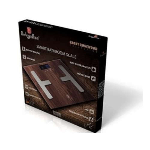 Berlinger Haus 150kg Smart Digital Body Fat Bathroom Scale - Rose Wood