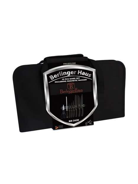 Berlinger Haus 10-Piece Marble Coating Knife Set with Magnetic Hanger, BH-2420