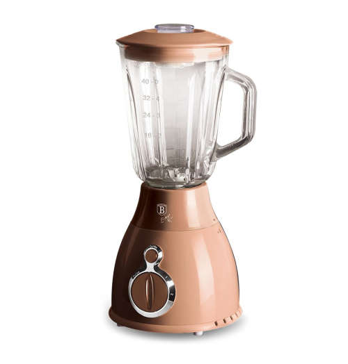 Berlinger Haus 600w Table Blender with 1.5L Glass Jar - Rose Gold