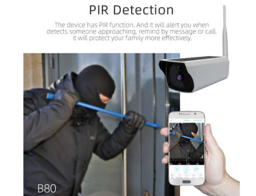 Solar wifi bullet camera-low power