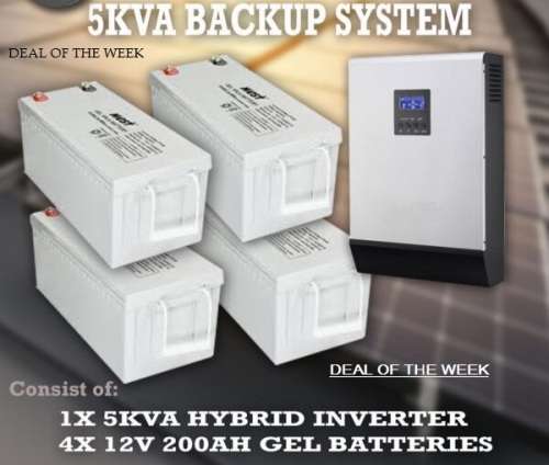 5KVA LOADSHEDDING BACKUP SYSTEM PURE SINEWAVE