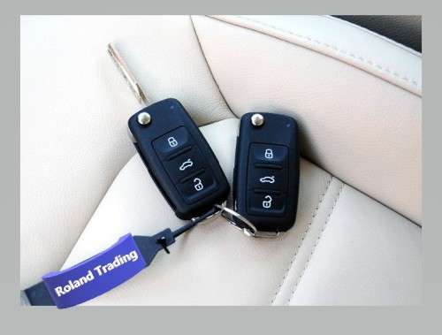 VW Golf Polo Jetta - 3 Button Case Fob Shell Flip Blade