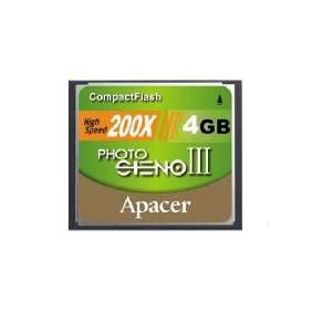 APACER 4Gb compact flash storage card
