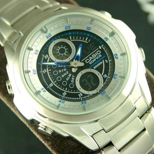 Casio edifice efa-116 world time/ countdown timer/ alarm and autolight