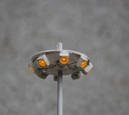 HO scale 12V LED yard lights (lamps) for model railway layout