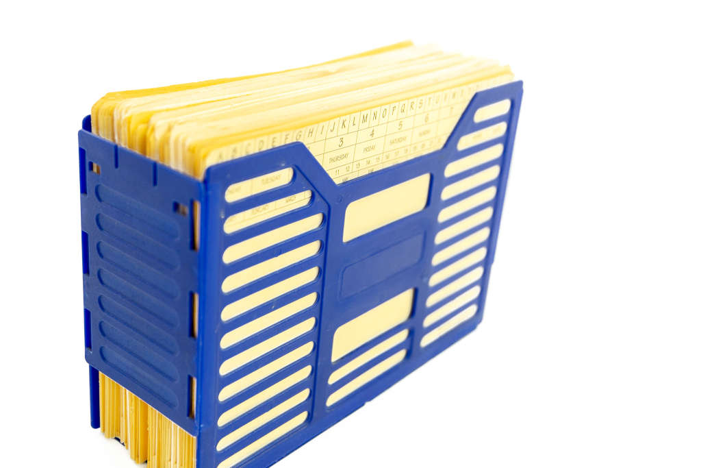 A4 RECYCLED SLATED FILING CONTAINERS - BLACK 15 PACK