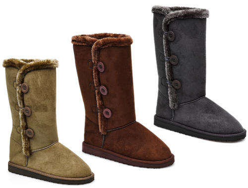 Ladies Fashionable Boots With Inner Fur (FC512)