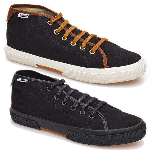 Mens Soviet Sneakers | 2 Colours (MSV153Black) (MSV153BlackMono)