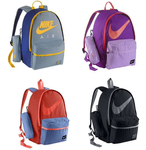 Nike Unisex Halfday Backpacks with Pencil Case 4 Options