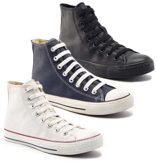 Unisex Soviet PU Leather Sneaker Boots (MSV142)