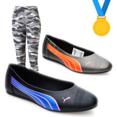 Ladies Puma Pumps & Puma Leggings Combo (LPM92)