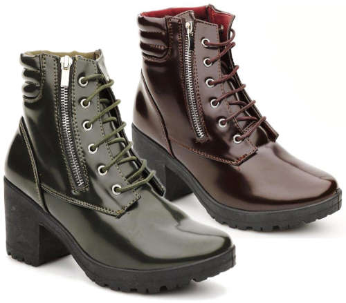 Ladies' In House Hi Shine Lace-up Boots LFF6