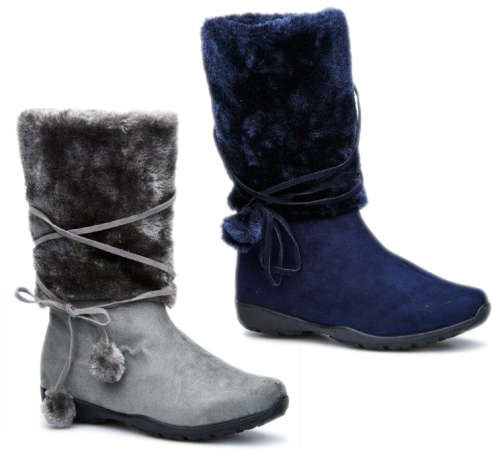 Ladies' In House Boots With Side Zip (FC540)