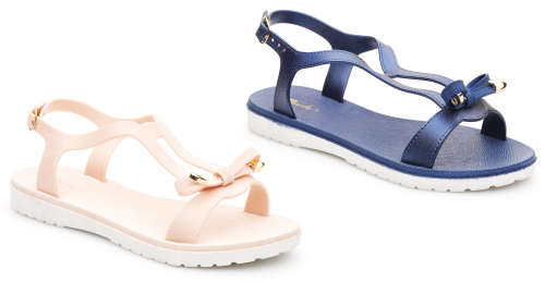 Ladies' Bow Jelly Sandals | 2 Colours (LCB416)