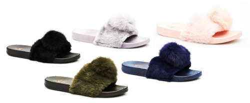 Ladies' In House Jane Pom Pom Soft Sandals (LFF68)