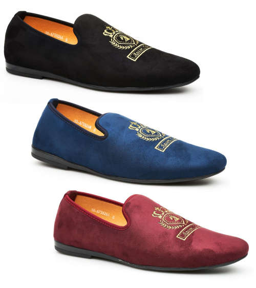 Men's Anton Fabi Slip On Suede Formal Shoes (JRD69)