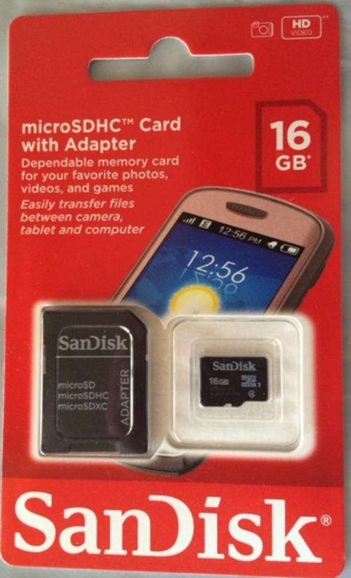 Micro SDHC card