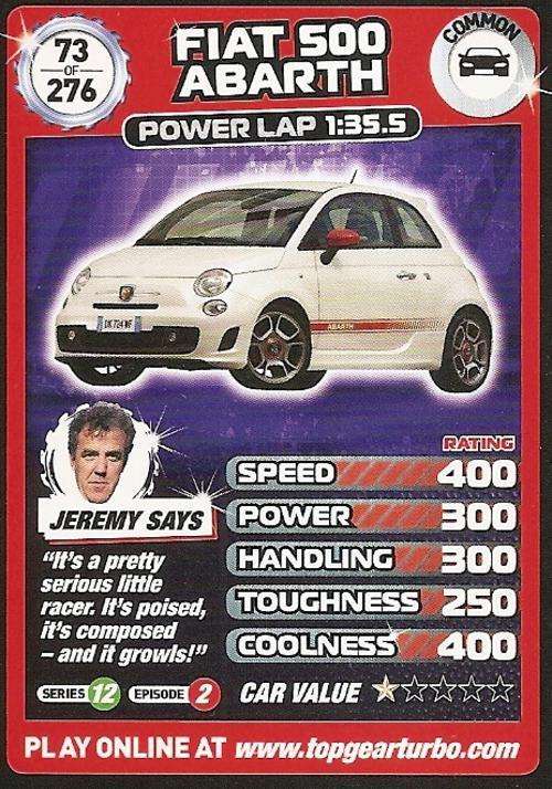Top Gear Turbo Challenge - Common - 73 - Fiat 500 Abarth
