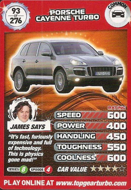 Top Gear Turbo Challenge - Common - 93 - Porsche Cayenne Turbo