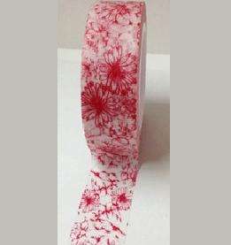 Red Flower Washi Tape