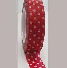 Red and White Polka Dots Washi Tape