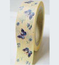 Yellow Butterfly Washi Tape