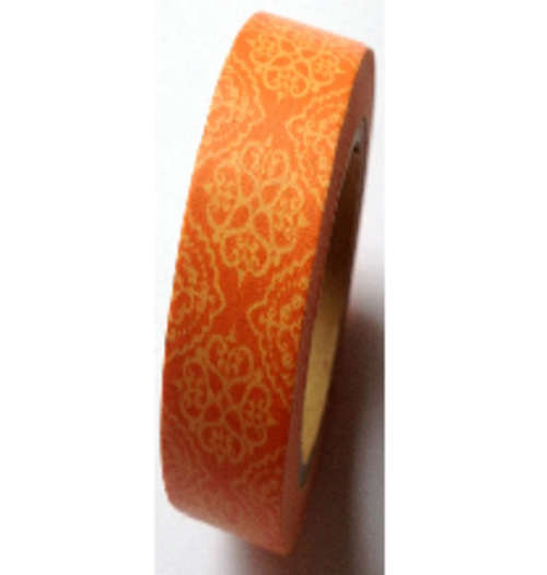 Fancy Orange Washi Tape