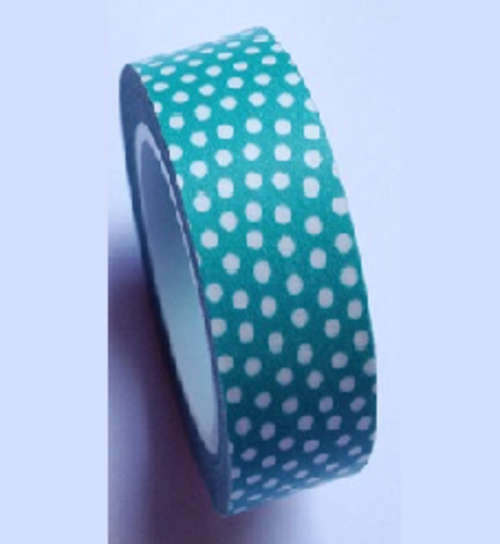 Turquoise with Dots Washi Tape