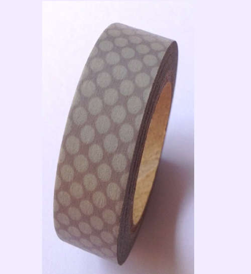 Grey with Dots Washi Tape