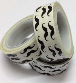 Mustache Washi Tape