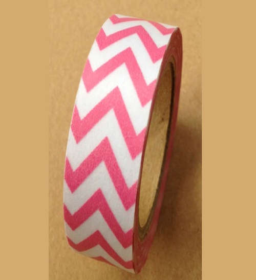 Pink Chevron Washi Tape