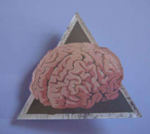 Brain Brooch / Badge