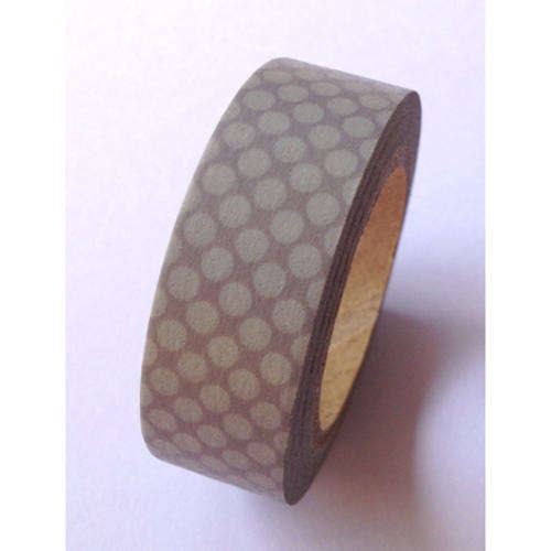 Grey with Dots Washi Tape