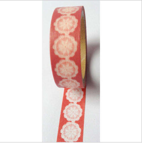 Orange Lace Washi Tape