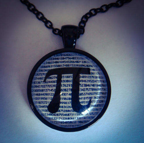 Pi Pendant and Chain