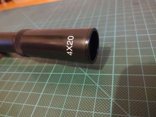 Air rifle scope 4x20