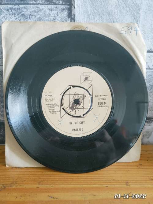 LP vinal 7 single Bullfrog 1974