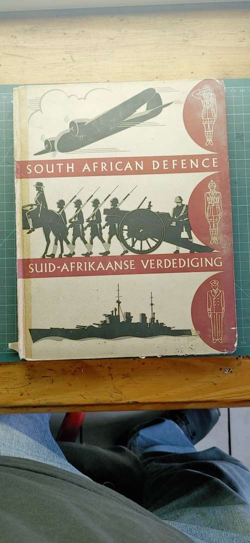 Vintage sticker book SA Defence force