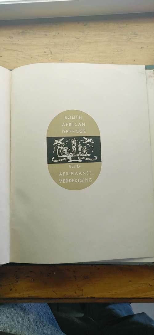 Vintage sticker book SA Defence force