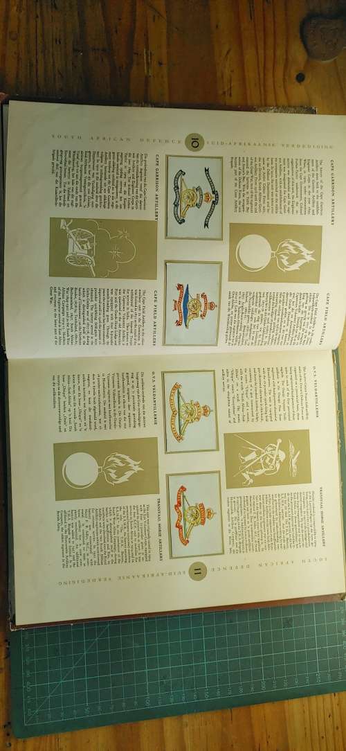 Vintage sticker book SA Defence force